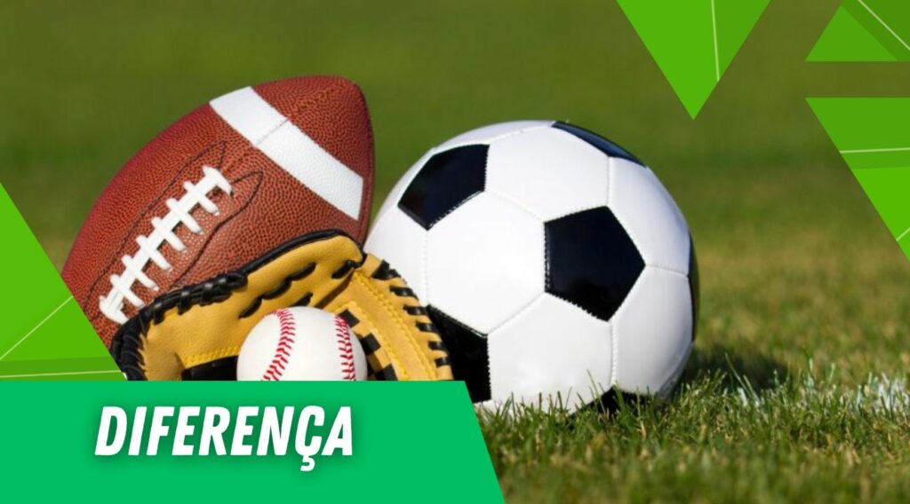 Diferença entre futebol e futebol americano para apostas no Brasil